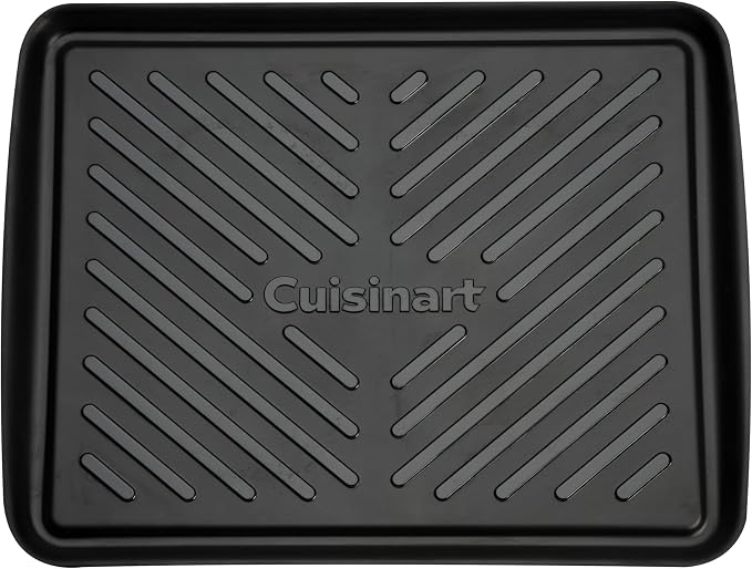 Cuisinart CPK-210 Grilling Prep and Serve Trays, Black and Red Large 18” x 14.5”