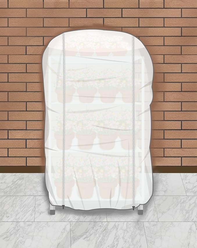 Agfabric Plant Covers Freeze Protection Frost Cover 60"x50"x12" 0.9oz Winter Tree Cover Plant Covers for Cold Weather,White