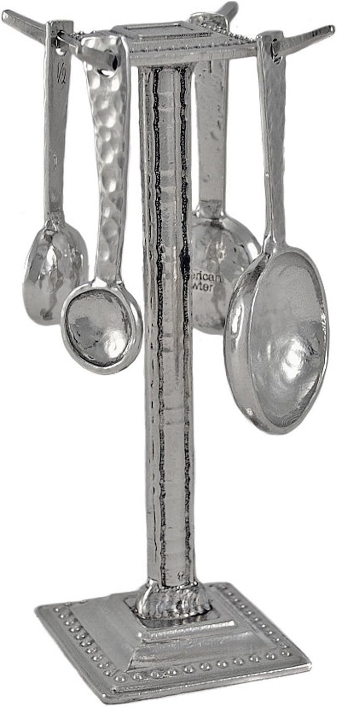 Crosby & Taylor Roman Pewter Measuring Spoons with Display Post