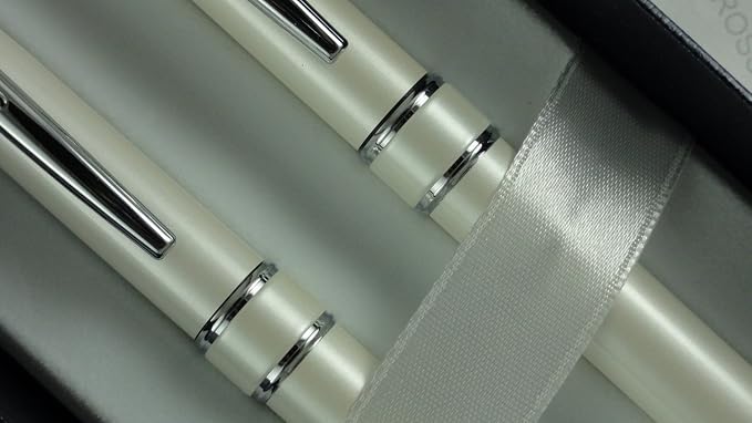 Cross Stratford Ballpoint Pen with Pencil Kit - Pearlescent White
