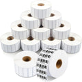 Aegis Adhesives - 1.5" X 0.5" Direct Thermal Labels (28200 Count, 12 Rolls) - Barcode Stickers, File Folder Labels, Shelf Edge Identification - Compatible with Zebra Printers, NOT Rollo Compatible