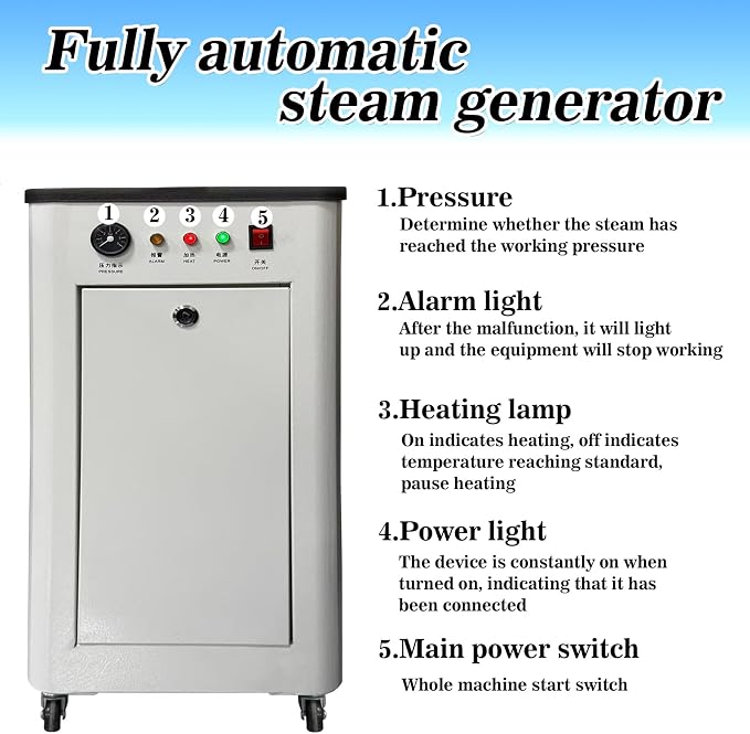 Commercial Vacuum Ironing Table with Independent Steam Generator & Sleeve Iron Arm, Heavy Duty Pressing Board for Dry Cleaners Tailors & Clothing Boutiques