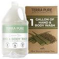 Terra Pure Hotel Body Wash/Hand Soap | One Gallon | Designed to Refill Soap Dispensers (Set of 1)