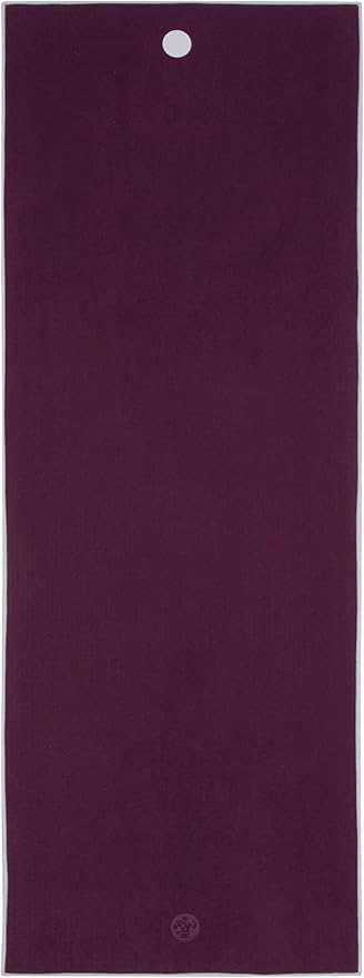 Manduka Yogitoes Hot Yoga Mat Towel - 79" | Moisture Activated Grip | Patented Silicone Nubs | Highly Absorbent, Durable & Easy Care | Made from Recycled Materials | 79 x 24 Inches | Indulge