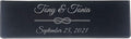 Customized Wedding Wine Box - Anniversary Couples Faux Leather Leatherette Custom Housewarming Wine Box Set, Foil Cutter, Decanter Pourer, Stopper, Corkscrew