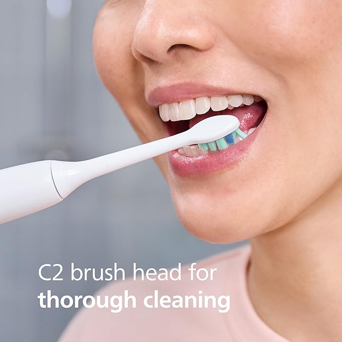 Philips Sonicare Premium All-in-One (A3) + Plaque Control (C2) Brush Head Bundle, Genuine Replacement Electric Toothbrush Heads, 6 Pack Up to 18 Month Supply, White, BD9003AZ