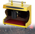 Dual-Brush Automatic Electric Shoe Polisher, High Efficiency Shoe Cleaning Polishing Brush, Ideal for Home and Office (Yellow)