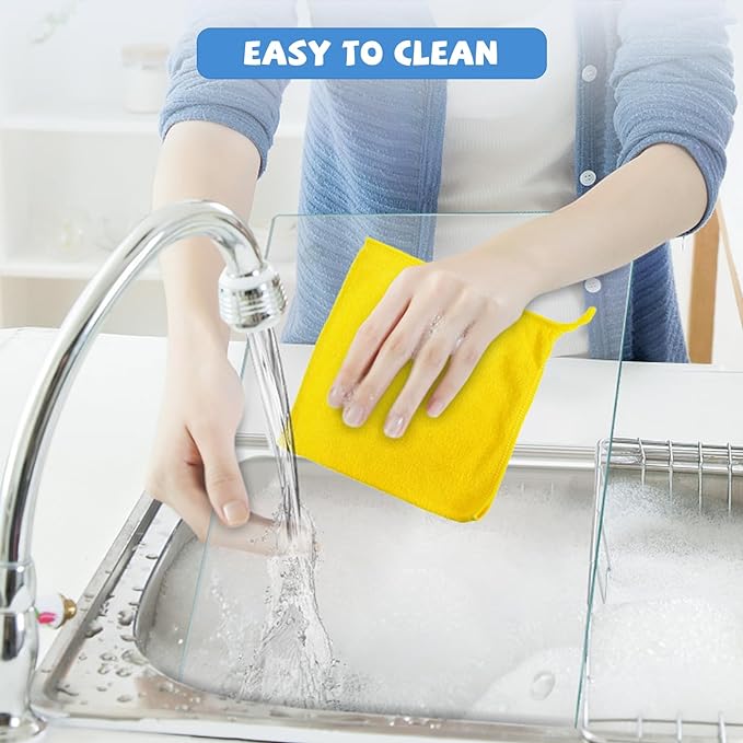 Mymonfif Tempered Glass Cutting Board for Kitchen, Clear Glass Board for Countertop, with Non-Slip Feet, Heat Resistant, Extra Large Size 16x20" 1Pcs