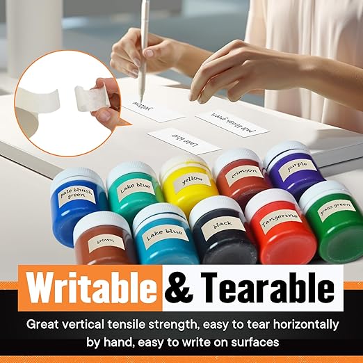 Ultimate Home Essentials Bundle Masking Tape 1.41 Inches Wide 6 Rolls, Silver Grey Duct Tape 3 Roll and Lint Rollers for Pet Hair Extra Sticky 5 Packs Bundle