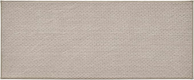 TYUU Bathroom Runner Rug, Long Bath Mat Washable Thin Quick Dry Low Pile Bathroom Runner Rugs 24 x 60 Non Slip, Beige 24"x60"