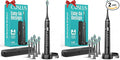 COSLUS Sonic Electric Toothbrush for Adults C40(DY-108Pro):47000 VPM for Deep Cleaning with Travel Case Modes for Sensitive Teeth &Brace,Wireless Charging, 6 Brush Heads for Family, Black,(Pack of 2)