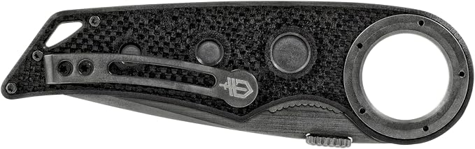 Gerber Remix EDC Folding Pocket Knife, Partially Serrated Tanto Blade,Black