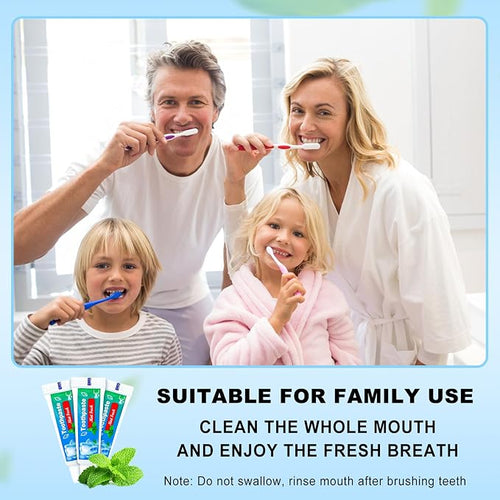 0.176 oz Bulk Travel Size Toothpaste, 30 Tubes | Mint Flavor Mini Disposable Toothpaste for Hotel,Guests,Homeless,School