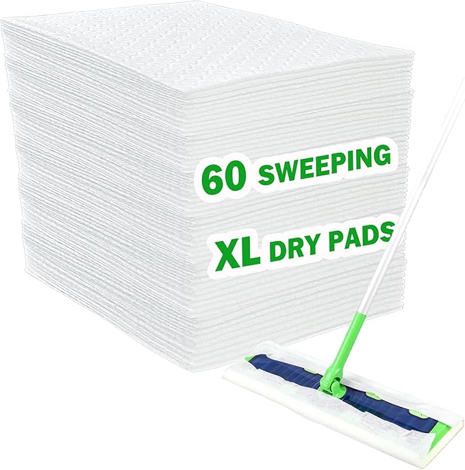 XL Dry Sweeping Cloth and XL Heavy Duty Sweeping Cloth for Swiffer Sweeper XL Mop
