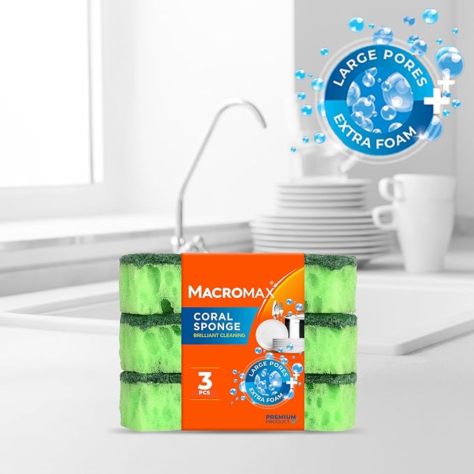 Complete Home Cleaning Kit with Spin Mop Bucket 5 Refills Cloths Sponges Scourers Household Supplies Set