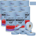 Pricing Labels for Monarch 1131 Blue - 160,000 Labels w/ 64 Rolls Value Pack, 8 Sleeves - Made in USA