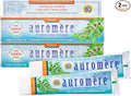 Auromere Ayurvedic Herbal Neem & Clove Toothpaste - All Natural Fluoride Free Toothpaste for Adults and Kids, Suitable for Sensitive Teeth, SLS-Free, Non GMO, Vegan, Cruelty-Free - 5 Pack