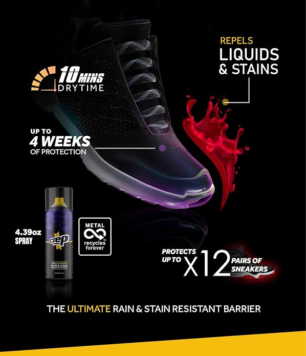 Crep Protect Shoe Protector Spray, Sneaker Cleaner Kit, Suede Scuff Eraser & Sneaker Care Solution Bundle