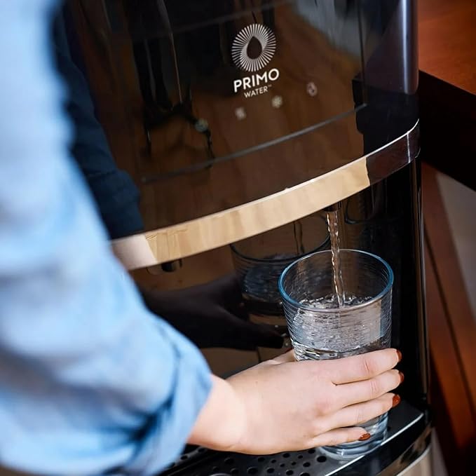 Primo Water Dispenser for 5 Gallon Bottle with Pet Drinking Station - Hot & Cold Top Loading Water Cooler Machine
