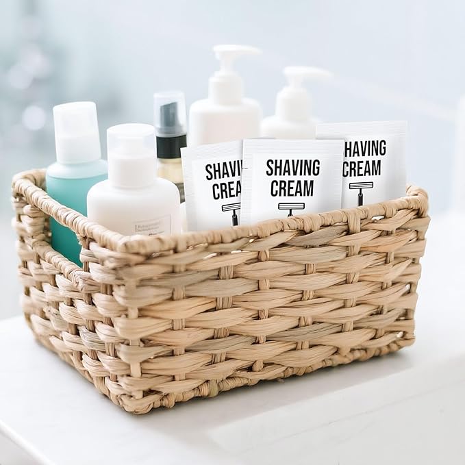 Travel Shaving Cream Bulk for Men 8ml/0.28fl oz,Disposable Shaving Cream in Bulk Individual Travel Shave Cream for Hotel Homeless Charity Home Nursing(Unscented,Pack of 100)