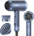 CONFU Hair Dryer with Diffuser, Hair Dryers for Women, Hairdryer with Diffuser Attachment, Blow Dryers for Men, Portable Lightweight Fast Drying Negative Ion Hairdryer for Home