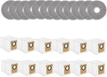 Mop Cloths Dust Bag Replacement，Compatible For Xiaomi，5 Pro/OV21CN/X10 Plus/X20 Plus/M30S/M30 Pro Mop Rags Bags Robot Vacuum Cleaner Parts(SET16)