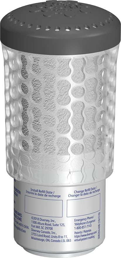 Diversey 100910595 Good Sense 60 Day Air Care System Refill, Continuous Odor Control Air Freshener Cartridge, Odor Neutralizing, Fresh Scent, 1.7 Ounce (Pack of 6)