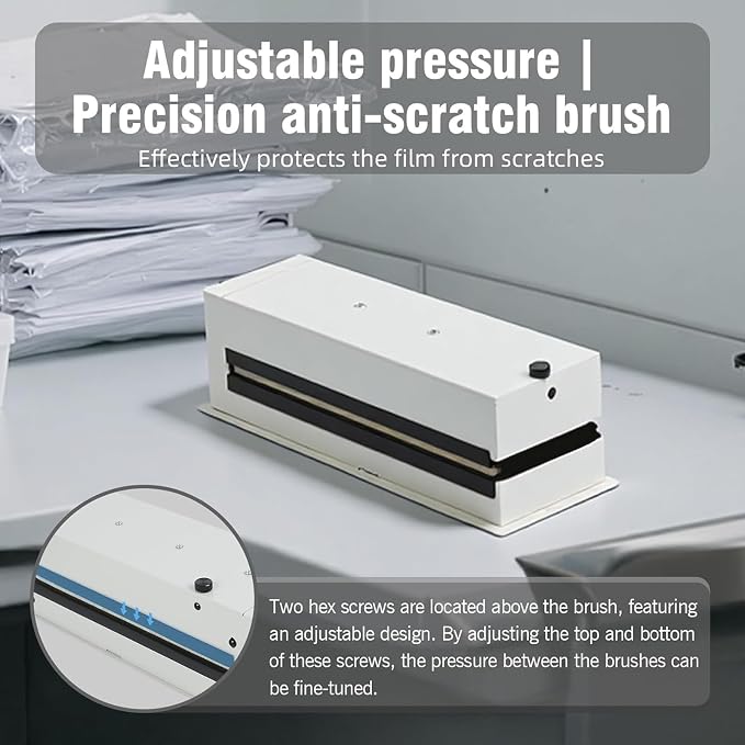 Electric Film Anti-Static Dust Collector, with Wool Brush/Fan, Easy Cleaning and Disassembly, for 45 and 810 Films, Darkroom Cleaning