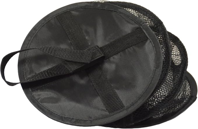 9 Inch 7 Level Micro Hanging Dry Net Indoor/Closet Drying Rack for Herbs, Organizer, Freshner - Black Mash Screen with Top-to-Bottom Zipper - Apartment Size with Zipped Storage Pouch