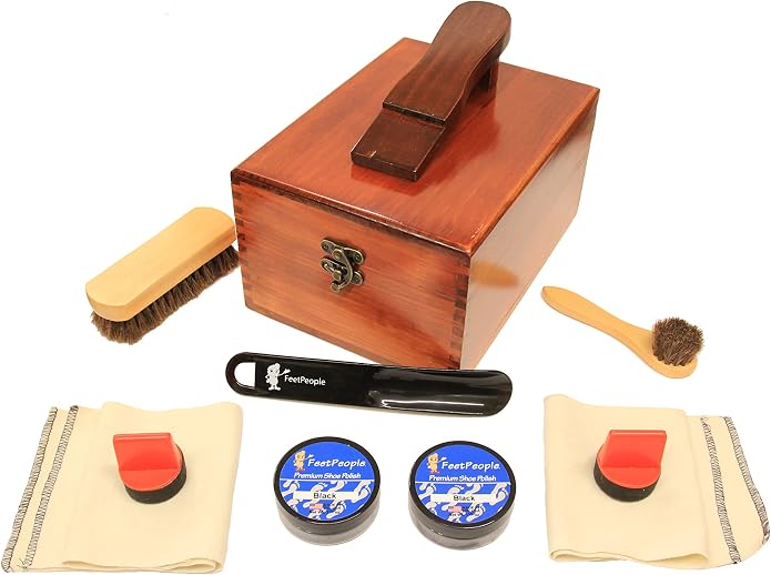 FeetPeople Shoe Polish Military Care Valet Shoe Shine Kit, 1 Kit