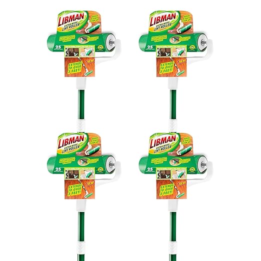 Libman Extra Wide Lint Roller | Case of 4