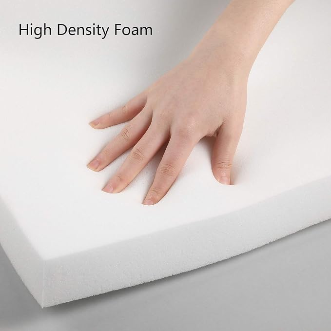 Patelai Cushion Sheet Upholstery Foam High Density Foam Padding Seat Replacement Upholstery Wrap Sponge Padding for Cushions Chairs Packing Storage and Shipping(79 x 16 x 2 Inch,White)