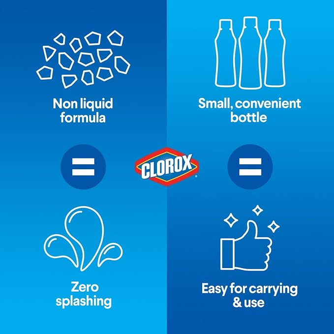 Clorox Zero Splash Bleach Crystals 24 oz