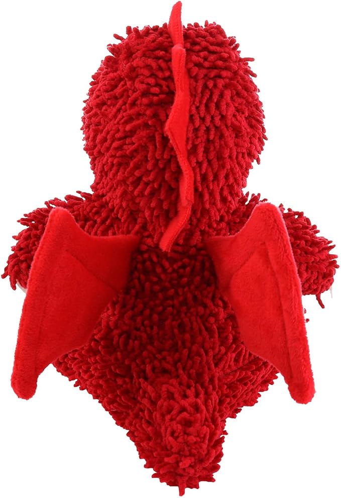 MIGHTY® 2 Pack Microfiber Medium Dragon Dog Toys | Ultra Durable Plush Toy with Multiple Layers & Reinforced Seams , Washable and Floats , Mighty® Construction
