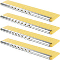 Replacement Mop Heads 4 Pack, Super Absorbent Cellulose Sponge Refills for Flat Floor Cleaning, Compatible with Wood, Tile & Laminate Floors