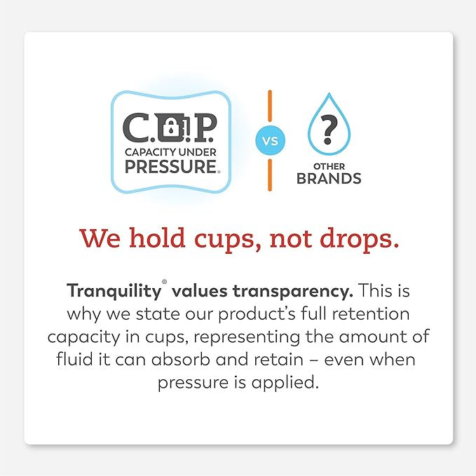 Tranquility Premium ATN Disposable Briefs with Tabs, Overnight Protection Superabsorbent Core for Leak-Free and Full-Fit Comfort, X-Large 72ct Case