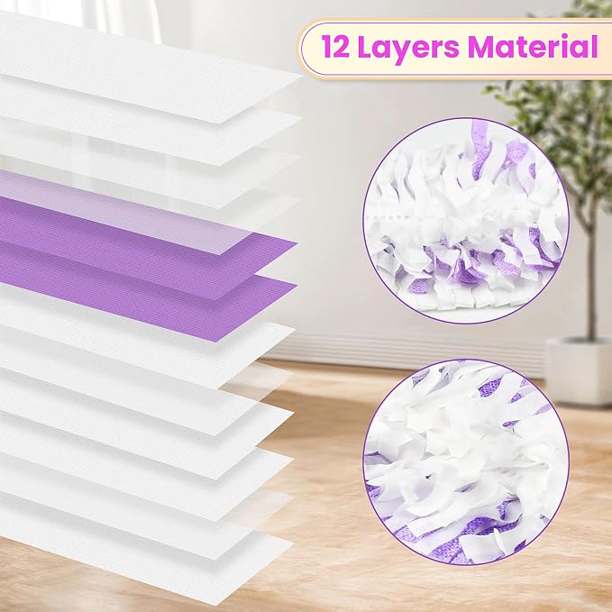 Pure Realm 40 Cout Power Mop Pads Refills for Powermop , Multi-Surface Disposablen swiffer Power Mop Pads，Unscented Spray Cleaning Repalcement Pads Refill