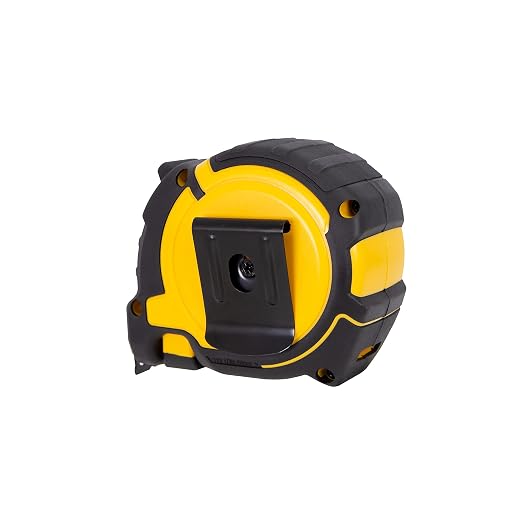 Komelon 26-Ft/8m Contractor TS Wide Blade Tape Measure with Backside Printing, Manual Lock, Long Standout (93425IM)