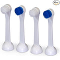 Cybersonic Classic Compact Replacement Brush Heads, 4 Pack, Compatible with All Cybersonic Electric Toothbrushes