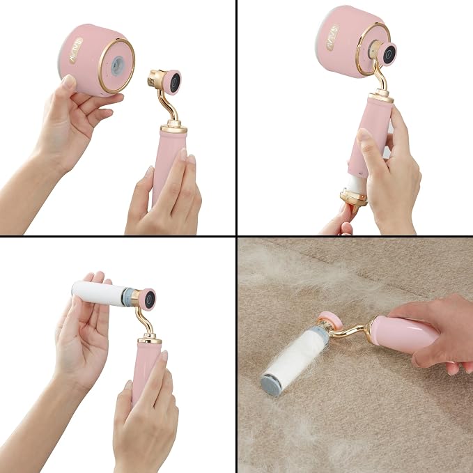 SALAV Retro Edition 2-in-1 Rechargeable Fabric Shaver & Lint Roller