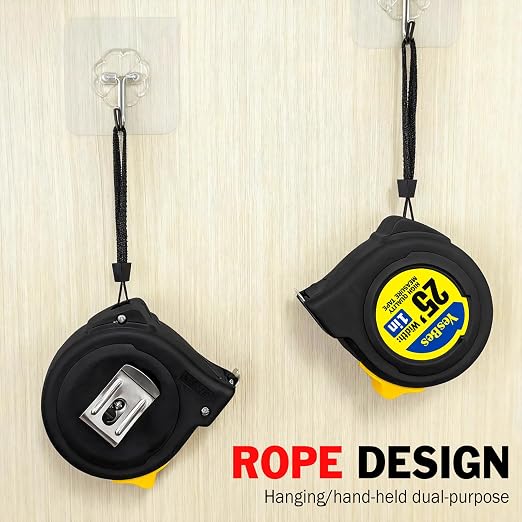 10 Pack Bulk Tape Measure 25 FT with Fractions 1/8, Easy Read Retractable Measuring Tape, Great for House Construction and Carpenter