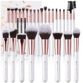 DUcare 27Pcs Makeup Brushes Professional Makeup Brush Set | Face and Eye Brush Set Ultra soft hair Foundation, Concealer, Blush, Contour, Blending, Eyeshadow Khaki Brush kit