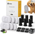 6-Pack Replacement Filter Set for 11L Large Dog Water Fountain - Includes 6 Filters, 6 Sponges and 6 Pump Sponges, Multi-Layer Filtration for Cleaner, Fresher Drinking Water