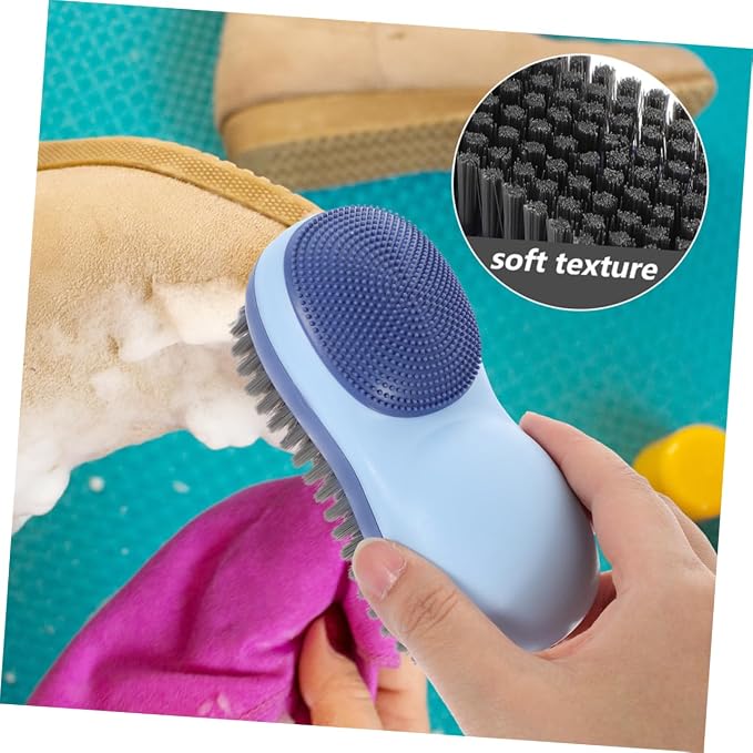 Healeved 8pcs Laundry Brush Soft Bristles Multifunctional Brush for Clothes Shoes Bathing Home Cleaning