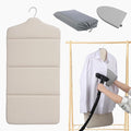Foldable Steam Board with Ironing Glove and Storage Bag 36" x 16" Foldable Steam Board 360° Rotating Hook for High Pressure Clothes Steaming Standing Steamer for Home and Travel Use