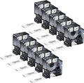 NineLeaf 10 Pack Compatible Labels Tape Replacement for Dymo 18057 3/4 inch Black on White Heat Shrink Tube Labels 19mm x 1.5m for Wires and Cables Use in Rhino 4200 5200 5000 6000 3M Label Maker