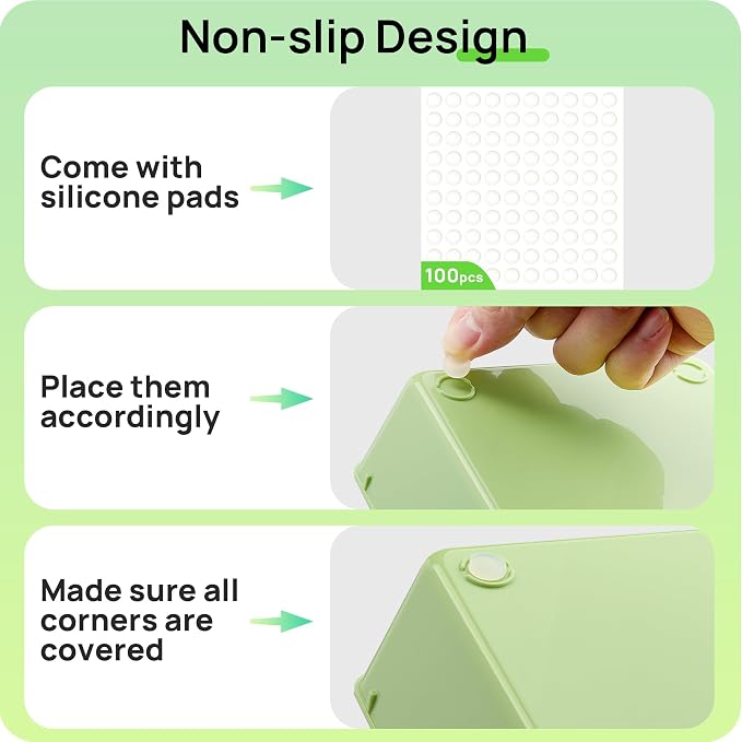 Vtopmart 25 PCS Plastic Drawer Organizers Set, 4-Size Versatile Bathroom and Vanity Drawer Organizer Trays, Storage Bins for Makeup, Bedroom, Kitchen Gadgets Utensils and Office, Light Green
