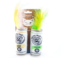 Haute Diggity Kitty White Paw Mango & Lime Set, Plush Cat Toys Catnip Filled with Interactive Crackle Sound, Safe & Durable Toys for Cat & Kitten, 2 Pcs