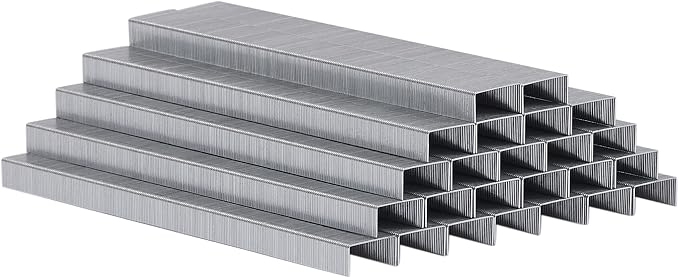 Amazon Basics Standard Stapler Staples, Value Pack, 500,000 Count, 100 Packs of 5000, Silver