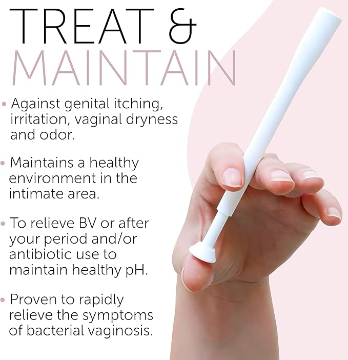 Bacterial Vaginosis Treatment For Women | Boric Acid Suppositories For Women | Natural Homeopathic for Odor, Itching, Discharge, BV, and Vaginal Microbiota Imbalance | 12 Vaginal Suppositories